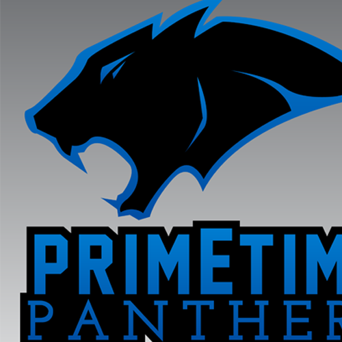 Prime Time Panthers Football Logo Design